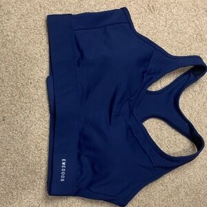 Navy Blue Sports Bra